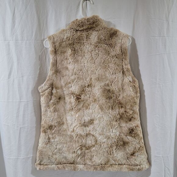 Casual Identity size medium tan brown reversible faux fur vest - Picture 7 of 8